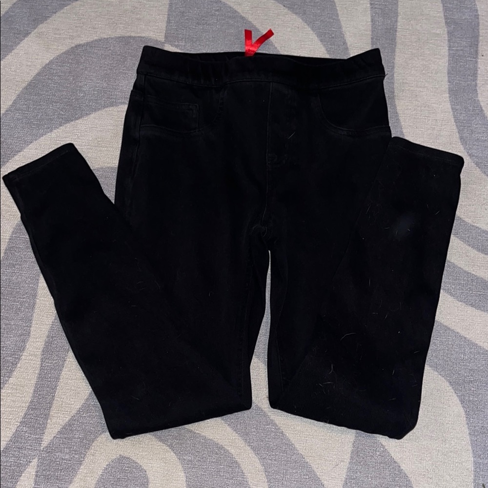Spanx Black stretchy jeans